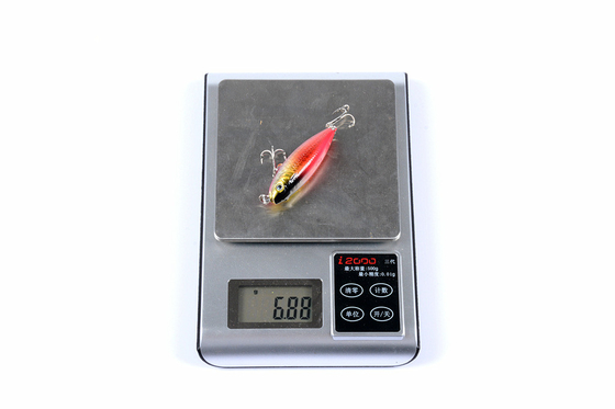 6 رنگ 5.9CM/6.9g Perch,Crucian,جعلی مداد پلاستیکی طعمه ماهیگیری دریایی
