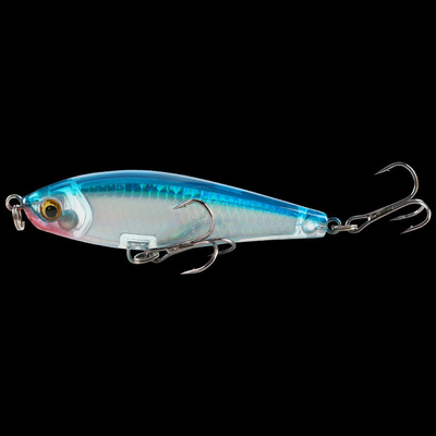 6 رنگ 7.5CM/8.6g 8# قلاب ها Mullet,Perch,Catfish پلاستیک ABS ماهیگیری طعمه مداد های مداد