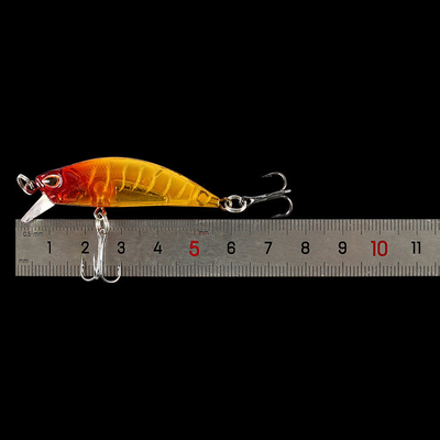 15 رنگ 6CM / 5G غوطه ور شدن مینیو طعمه ماهیگیری Mullet,Perch,Catfish طعمه سخت پلاستیکی