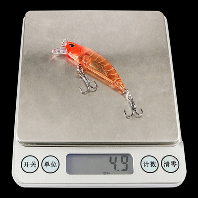 15 رنگ 6CM / 5G غوطه ور شدن مینیو طعمه ماهیگیری Mullet,Perch,Catfish طعمه سخت پلاستیکی