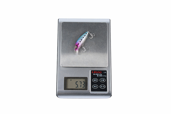9 رنگ 5.5CM/5.70G غوطه ور شدن مینیو طعمه ماهیگیری Mullet,Perch,Catfish طعمه سخت پلاستیکی