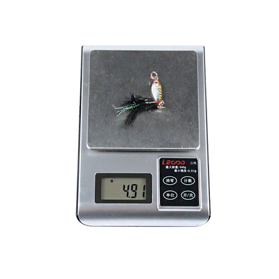 4 رنگ 3.2CM / 5G 8# Hooks Perch، Catfish طعمه سخت پلاستیکی غرق شدن Minnow طعمه ماهیگیری
