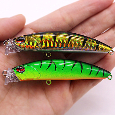 5 رنگ 8.5CM / 9G Perch,Catfish پلاستیک طعمه سخت کاسینگ Trolling Popper ماهیگیری