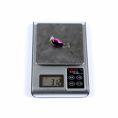 10 رنگ 3CM/3.1g 10# قلاب های 3D چشم های پلاستیکی طعمه سخت 0.10m-0.3M شناور کراک طعمه ماهیگیری