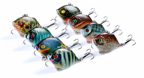 8 رنگ 4.5CM/8.8g 10# قلاب لایه شنا کامل Long Shot Hard Bait رنگ VIB طعمه ماهیگیری