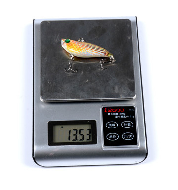 لایه شنا کامل رنگ VIB ماهیگیری سخت طعمه طعمه 7 رنگ 5.8CM 8# قلاب