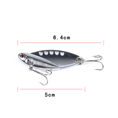 طلا 5CM / 10g سخت VIB طعمه ماهیگیری طعمه ضد خوردگی