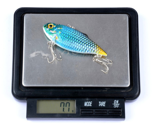 لایه شنا کامل طعمه سخت رنگ VIB طعمه ماهیگیری شش رنگ 6.50CM/7.70g