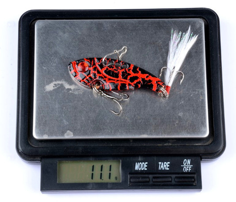 5 رنگ 5.5CM/11g 8# لایه شنا کامل طعمه سخت شات طولانی تر VIB طعمه ماهیگیری