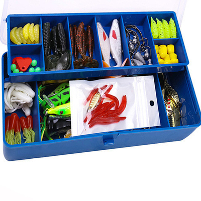 رزین PVC Minnow VIB کرم نرم طعمه بیونیک 110PCS / Box