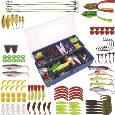 رزین PVC Minnow VIB کرم نرم طعمه بیونیک 110PCS / Box