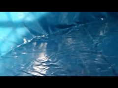 مخزن ماهی از پارچه پی وی سی با شبکه فلزی